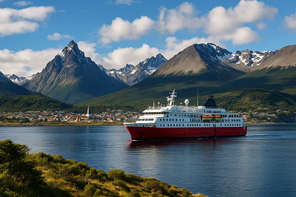 Antarctic expedition ship