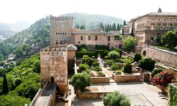 Generalife Gartenblick