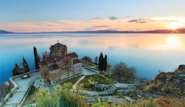 Middeleeuwse kerk Ohrid