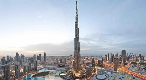 Downtown Dubai tower