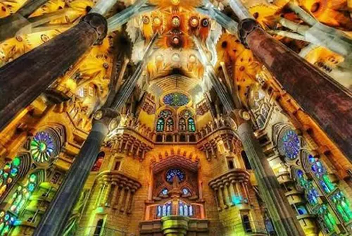 Silhouette de la Sagrada Família