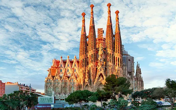 Silhouette de la Sagrada Família